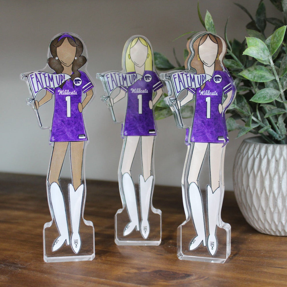K-State Cheer Acrylic Shelfie