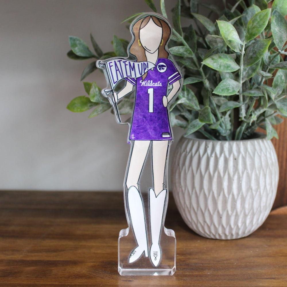 K-State Cheer Acrylic Shelfie