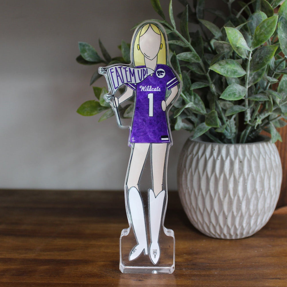 K-State Cheer Acrylic Shelfie