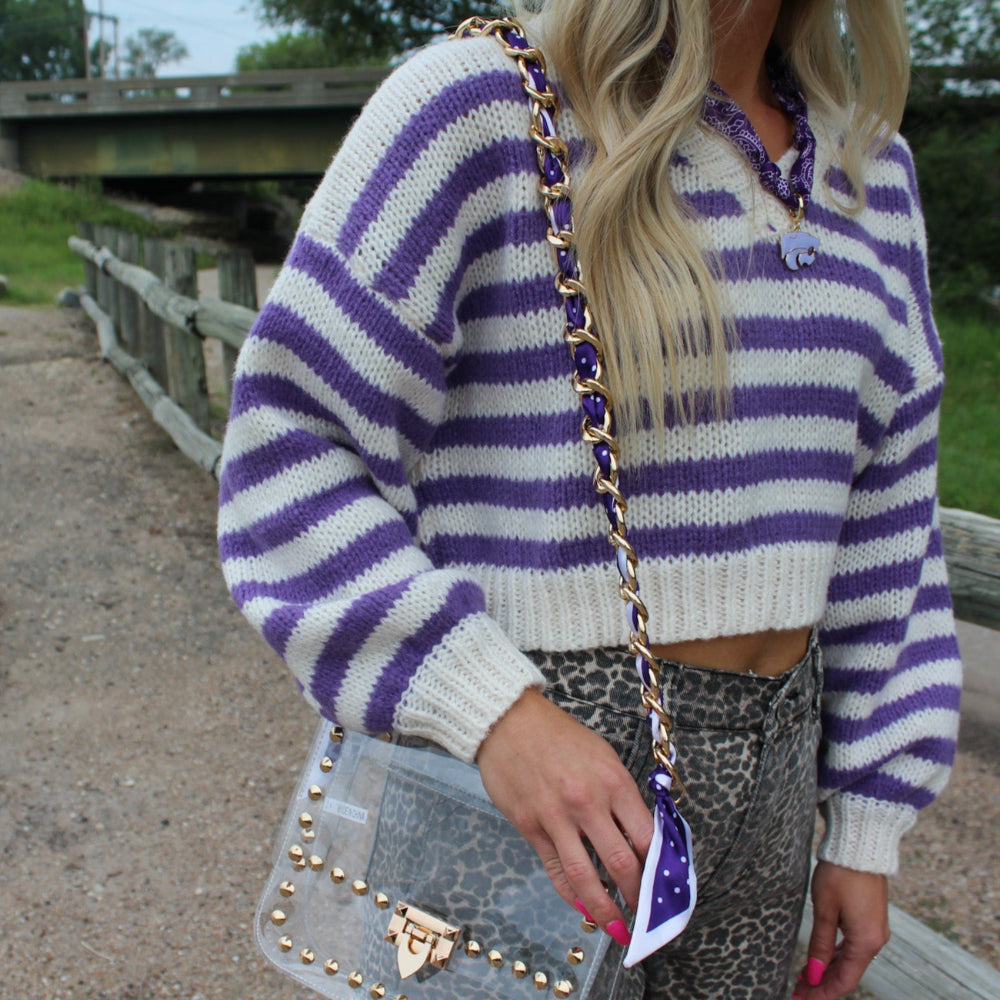 Scarf Chain Purse Strap