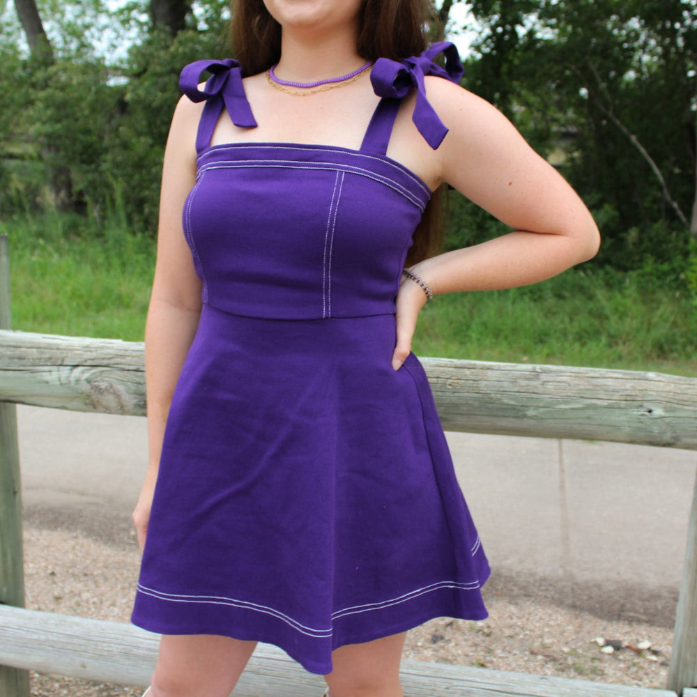 Tie Strap Mini Dress