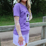 Lace Mock Neck Long Sleeve (Cream)