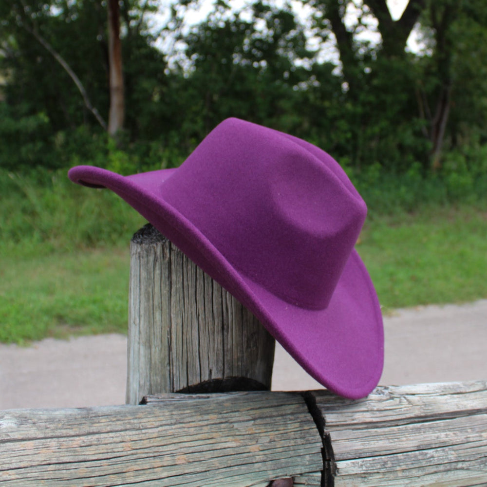 Plum Cowboy Hat