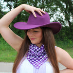 Plum Cowboy Hat