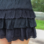 Lace Tiered Shorts