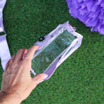 Lavender Handbag with Chunky Chain
