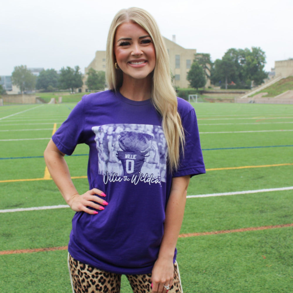 Purple + White Willie Tee