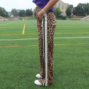 Animal Print Track Pant