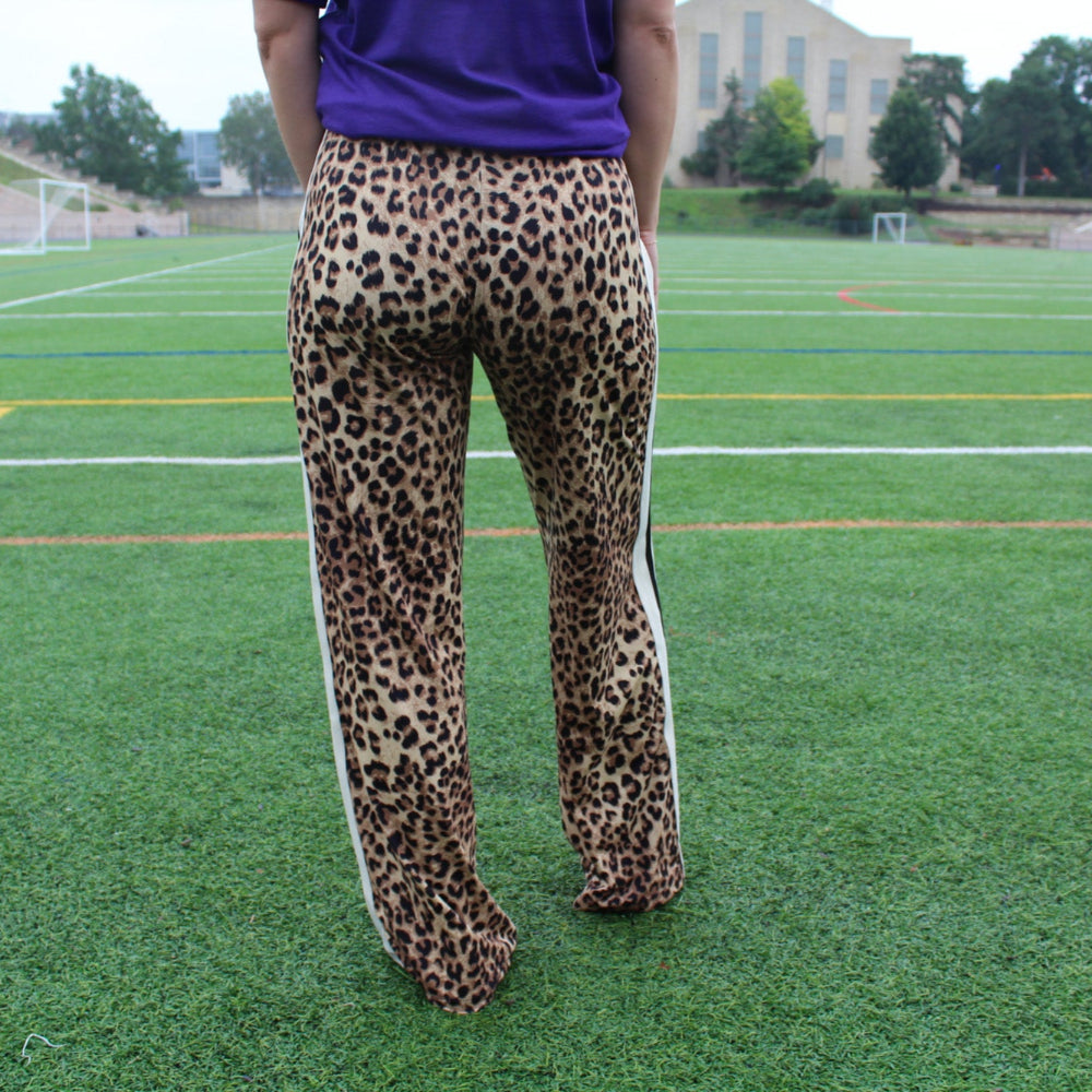 Animal Print Track Pant