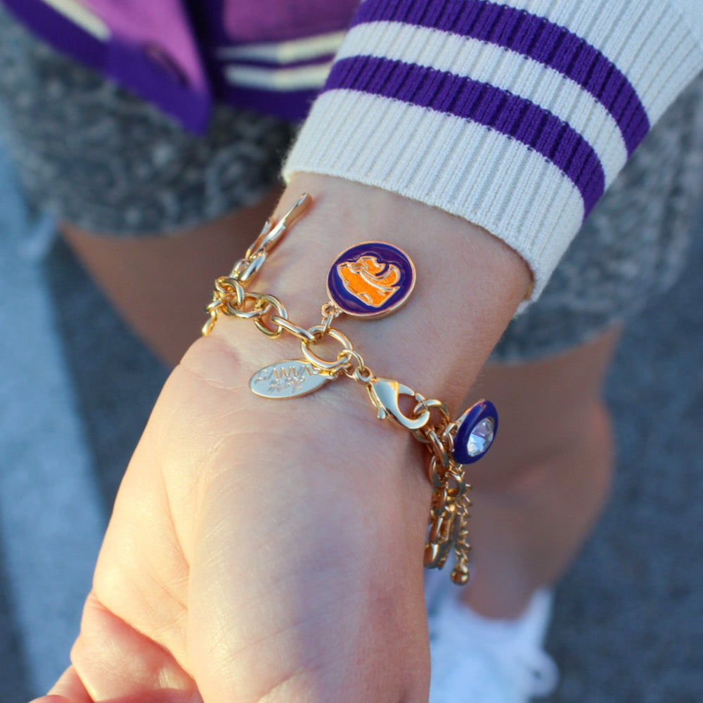 K-State Charm Bracelet