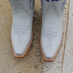 K-State Western Boot (Shorty Ivory)