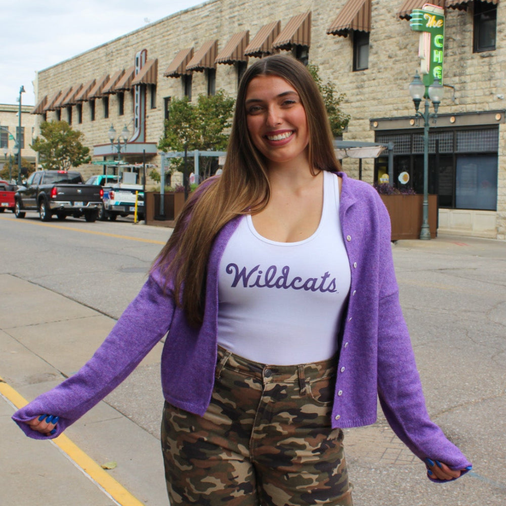 Piper Cardigan (Purple)