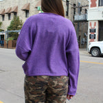 Piper Cardigan (Purple)