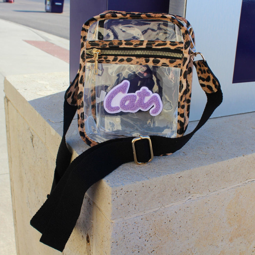 Leopard Zipper Crossbody Bag