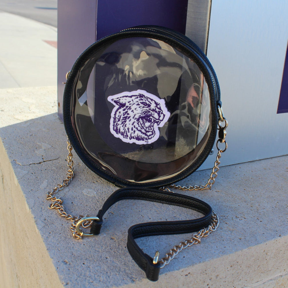 Black Round Crossbody Bag