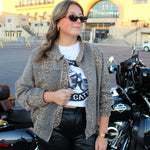 Leopard Zipper Jacket