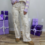 Tree Camo Wide Leg Jeans