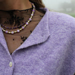 Piper Vest Cardigan (Lavender)