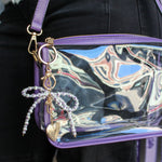 Floral Bow Bag Charm