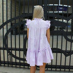 Ruffle Sleeve Baby Doll Dress