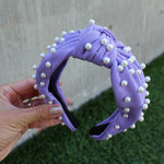 Lavender Pearl Headband