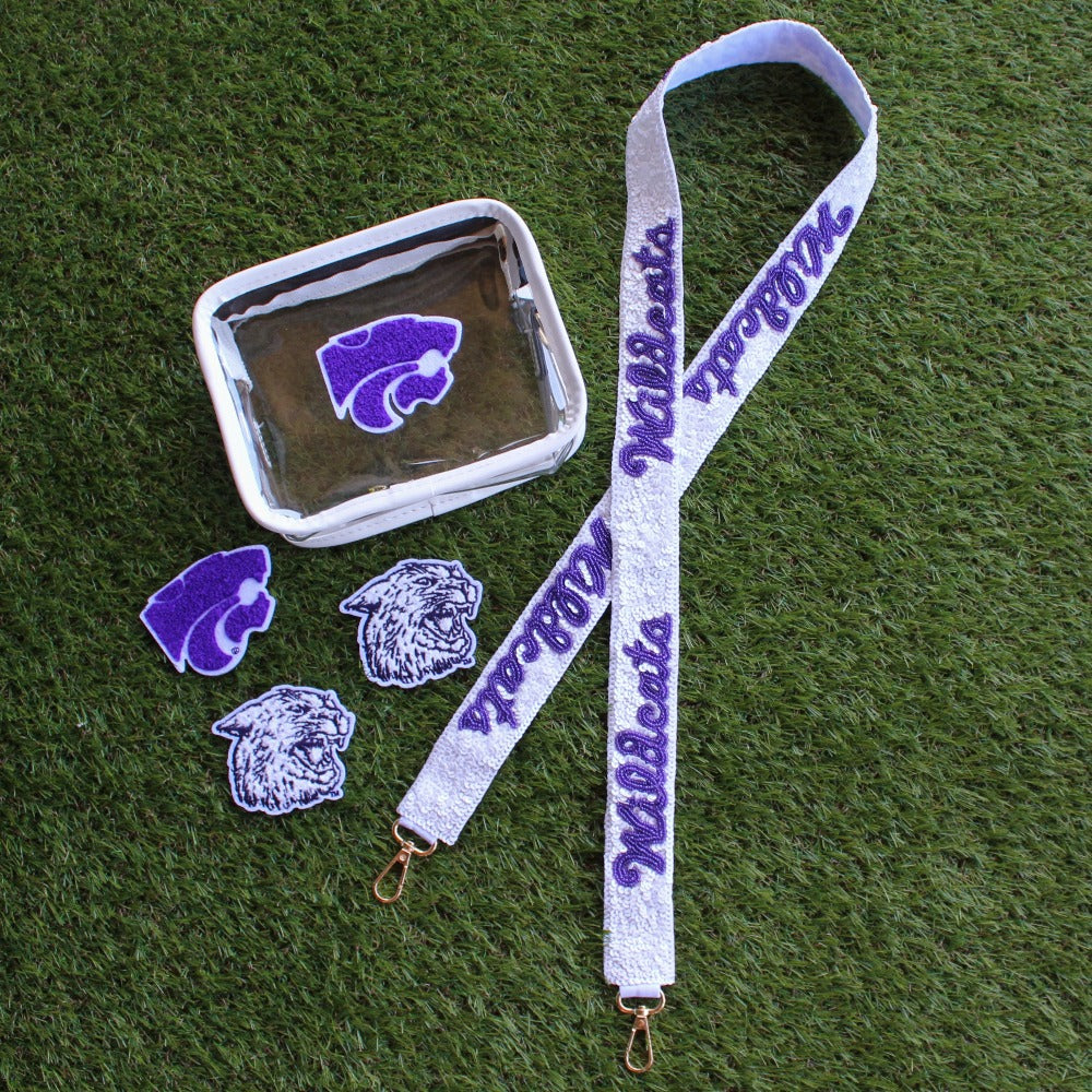 Sequin Game Day Bag Straps