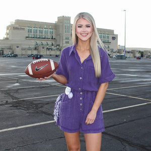 It's Game Time Romper