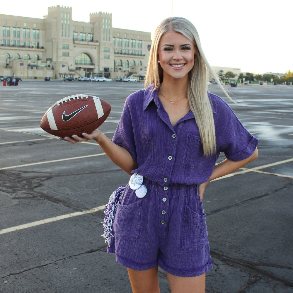 It's Game Time Romper