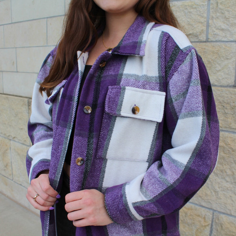 Plaid Flannel Duster Shacket