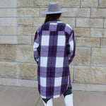 Plaid Flannel Duster Shacket