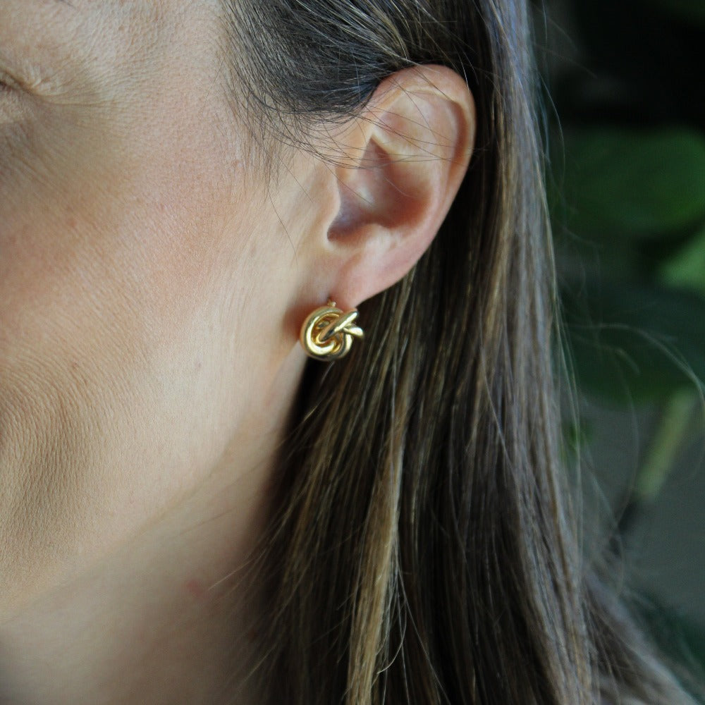 Gold Twist Earring