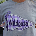 Wildcats Gingham Flag Tee (Adult)