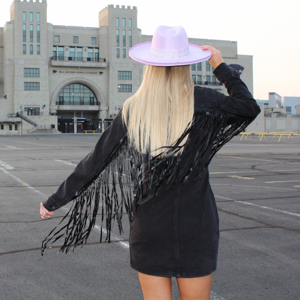 Fringe Denim Dress