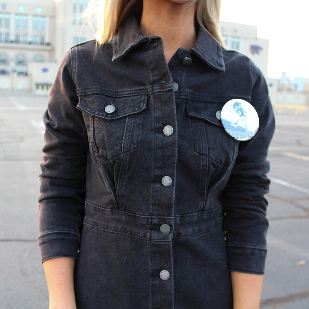 Fringe Denim Dress