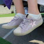 Lavender Star Sneaker (Kids)
