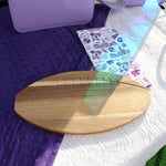 Football Wood Serving Board