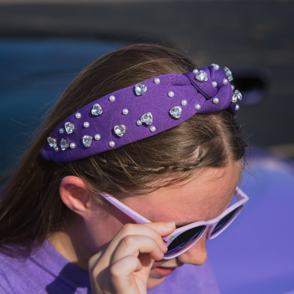 Girls Heart Headband