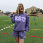 KSU Mock Neck Sweat Set