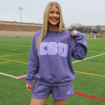 KSU Mock Neck Sweat Set