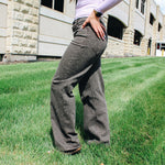 Brown Cheetah Dad Jeans