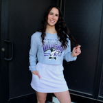 Lavender French Terry Skort