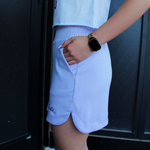 Wildcats Script Lavender Skort