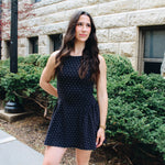 Polka Dot Flare Mini Dress