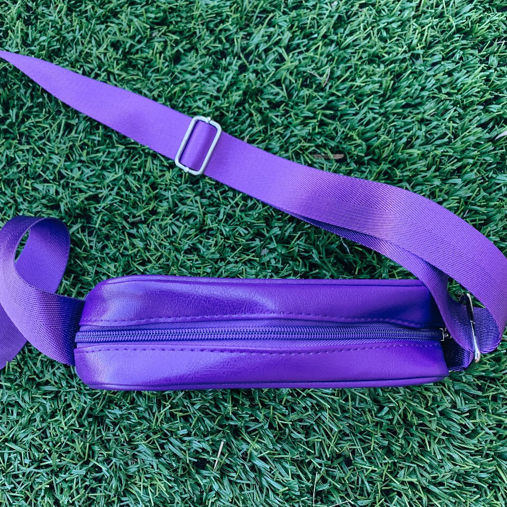Clear Crossbody Bag (Purple)