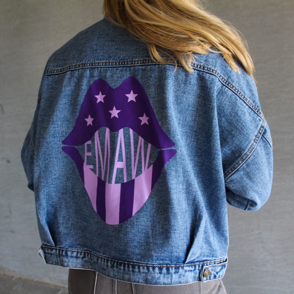 EMAW Lips Trucker Jacket