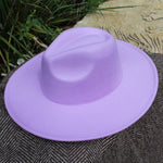 Dalia Wide Brim Hat (Lavender)