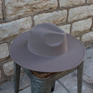 Dalia Wide Brim Hat (Grey)