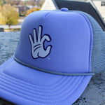 Wildcats Hand Foam Trucker Hat (Lavender)