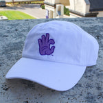 Wildcats Hand Unstructured Hat (White)